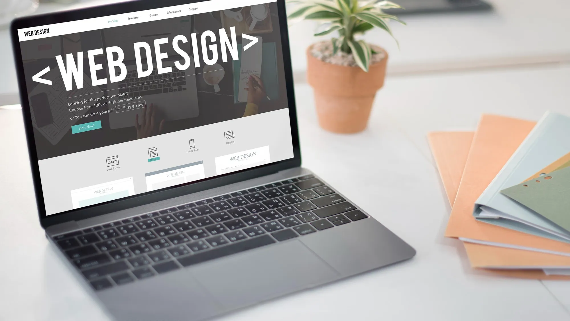 Professional website design for companies